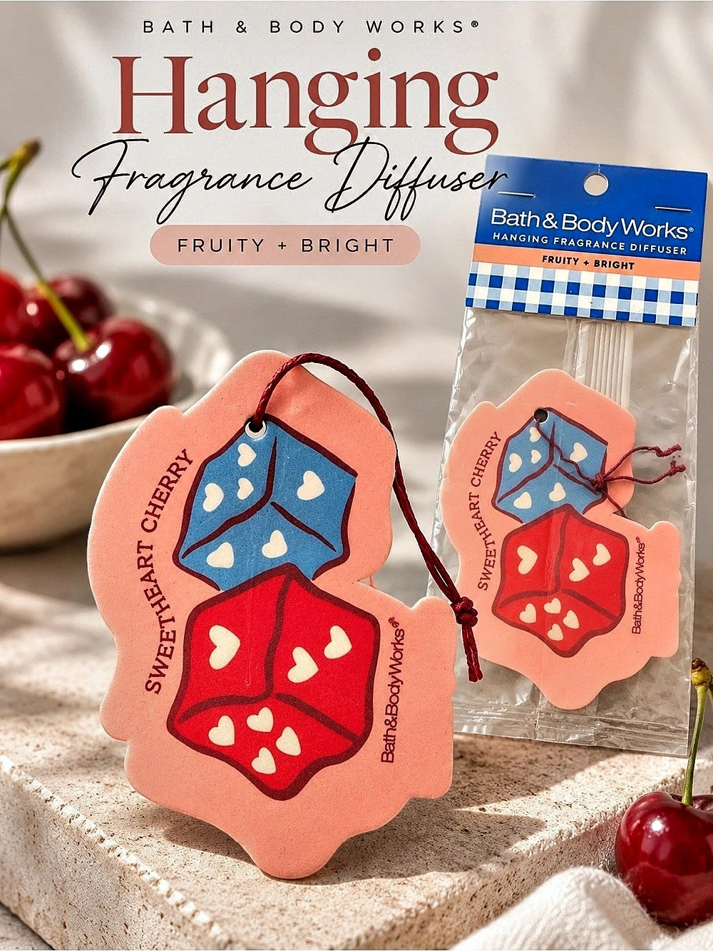 Bath & Body Works Sweetheart Cherry Hanging Fragrance Diffuser